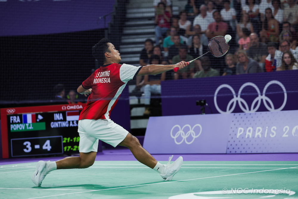 Indonesia Olympic Commitee - Anthony Sinisuka Ginting Paris Achievement 