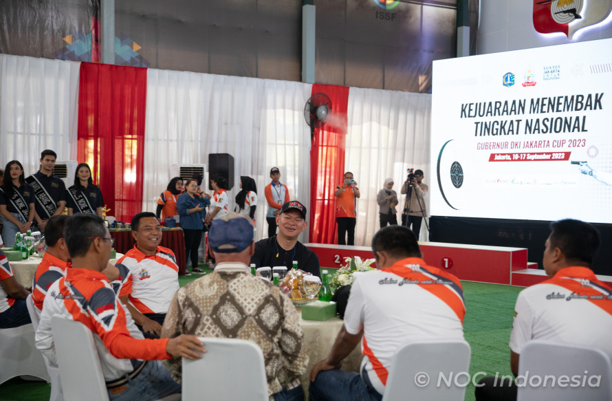 Ketua Raja Sapta Oktohari Hadiri Pembukaan Kejuaraan Menembak Tingkat Nasional Gubernur DKI Jakarta Cup 2023
