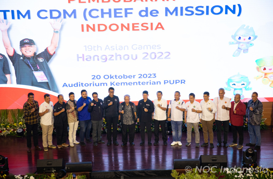 Pembubaran Tim Chef de Mission Asian Games 2022 Hangzhou