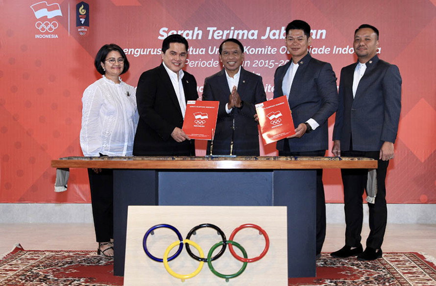 Serah Terima Jabatan Komite Olimpiade Indonesia 2019-2023