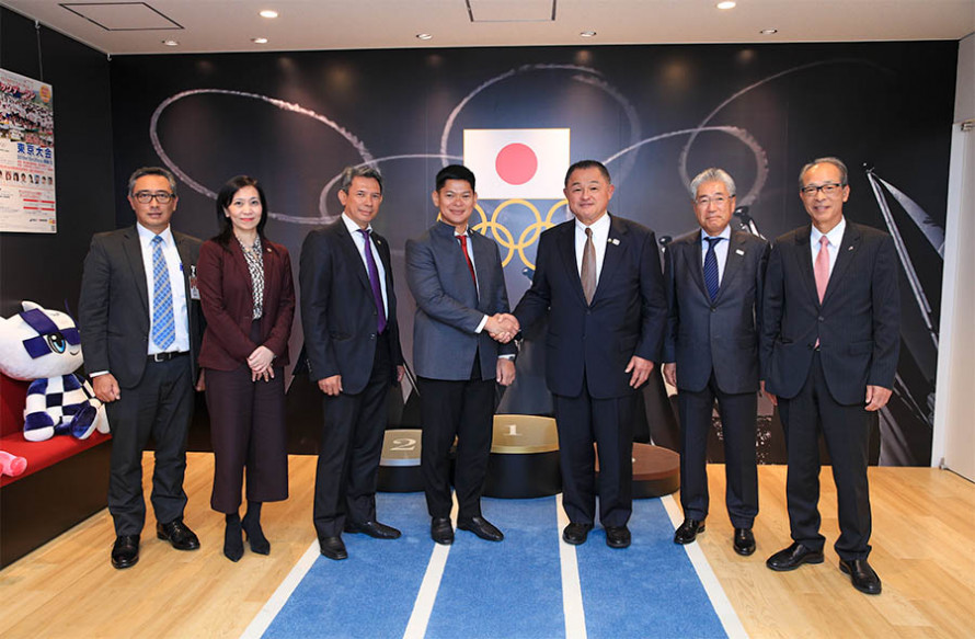 Pertemuan dengan Presiden Komite Olimpiade Jepang