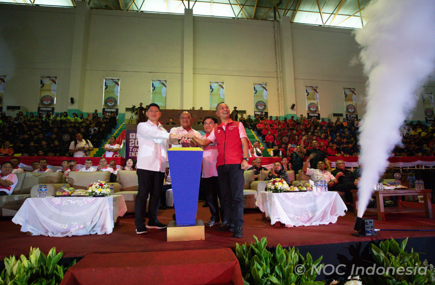 Upacara Pembukaan Babak Kualifikasi Taekwondo Indonesia PON XXI Aceh-Sumatera Utara