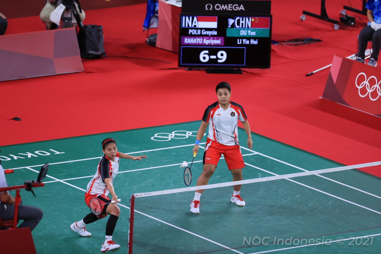 Indonesia Olympic Commitee - Greysia/Apriyani refuse to get carried away by history