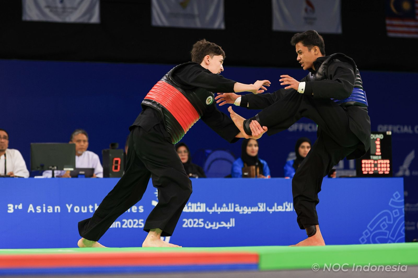 Indonesia Olympic Commitee - Two Indonesian Pencak Silat Athletes Advance to the Semifinals of the 2025 Asian Youth Games in Bahrain