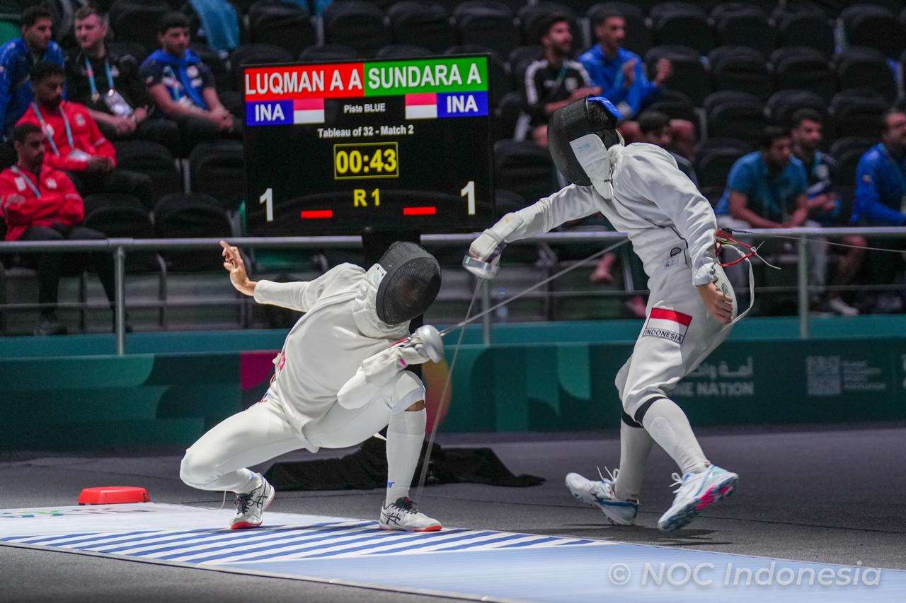 Indonesia Olympic Commitee - Duel Between Fellow Indonesians, Four Athletes Halted in Quarter-Finals
