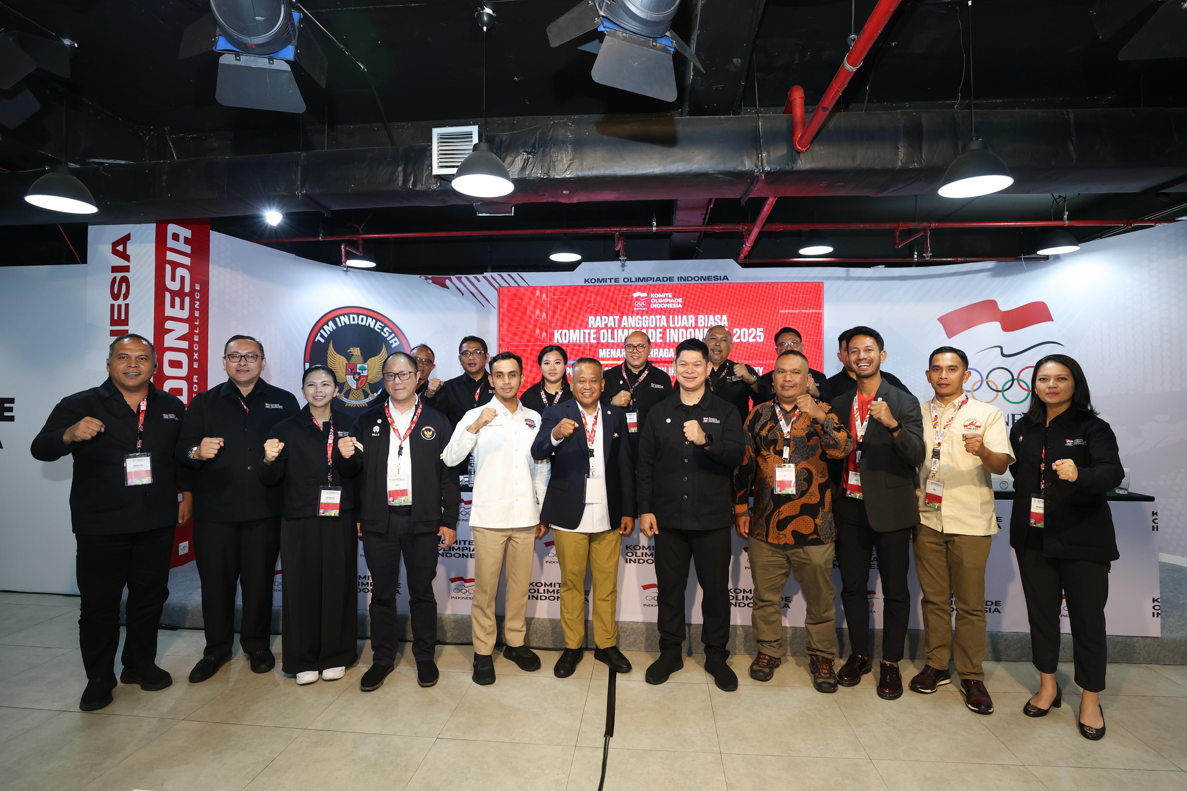 Indonesia Olympic Commitee - Six New Sports Branches Officially Become Members of NOC Indonesia After Being Ratified at the 2025 Extraordinary General Assembly