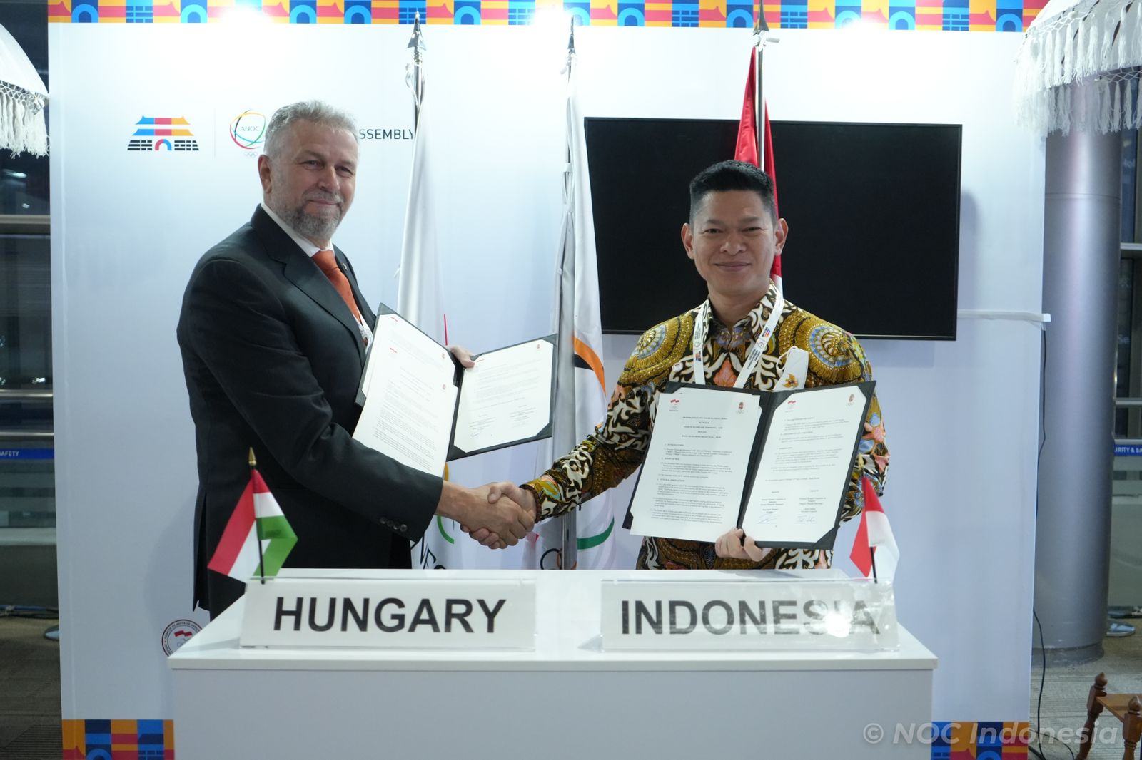 Indonesia Olympic Commitee - Partnership with NOC Hungary formalized as NOC Indonesia aim to increase Global Sports