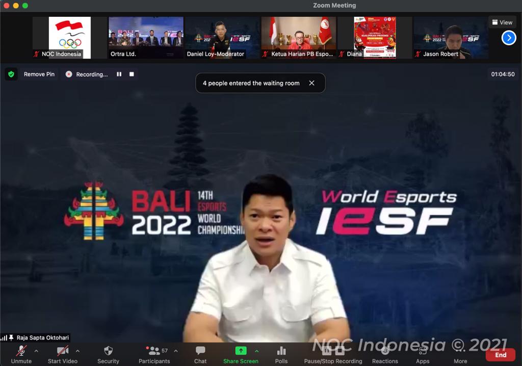 Indonesia Olympic Commitee - Indonesia to host 2022 IESF World Championship Finals