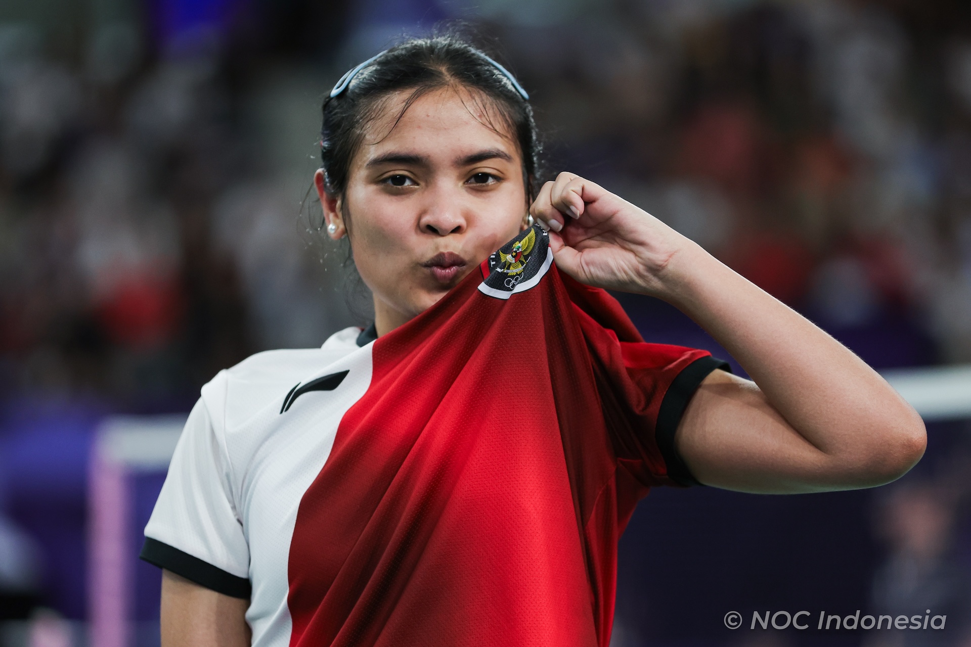 Indonesia Olympic Commitee - Defeating Ratchanok Intanon, Gregoria Advances to the Semifinals of the Paris 2024 Olympics