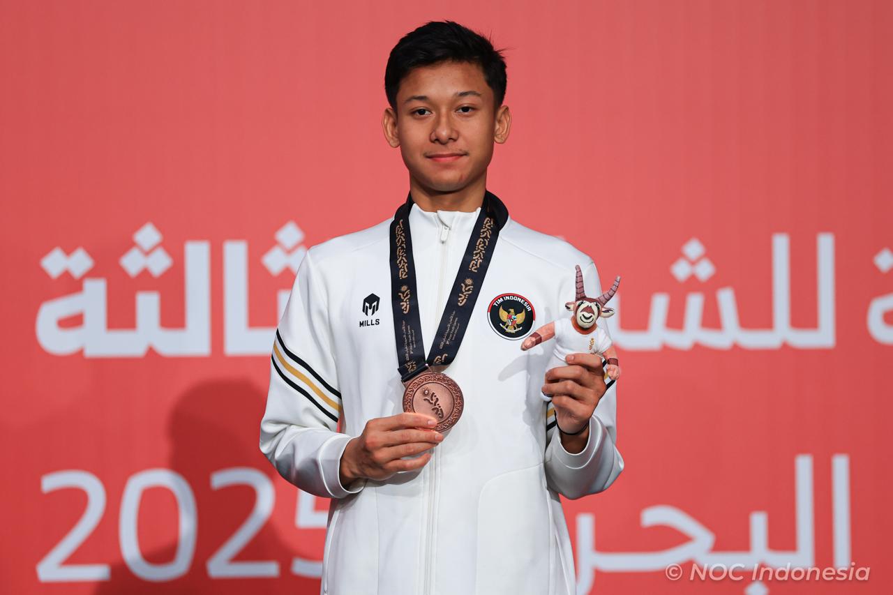 Indonesia Olympic Commitee - Kavka Zhafif Putrawitama Secures Bronze for Team Indonesia