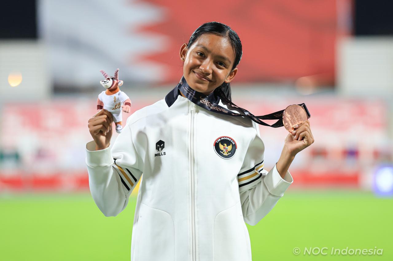 Indonesia Olympic Commitee - Pushing Her Limits, Gendis Earns Bronze Medal for Team Indonesia