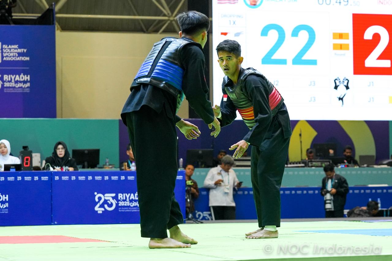Indonesia Olympic Commitee - Indonesia’s Pencak Silat Progress at ISG 2025: Ginting Reaches Semifinal, Fiqi Narrowly Falls in Quarterfinals