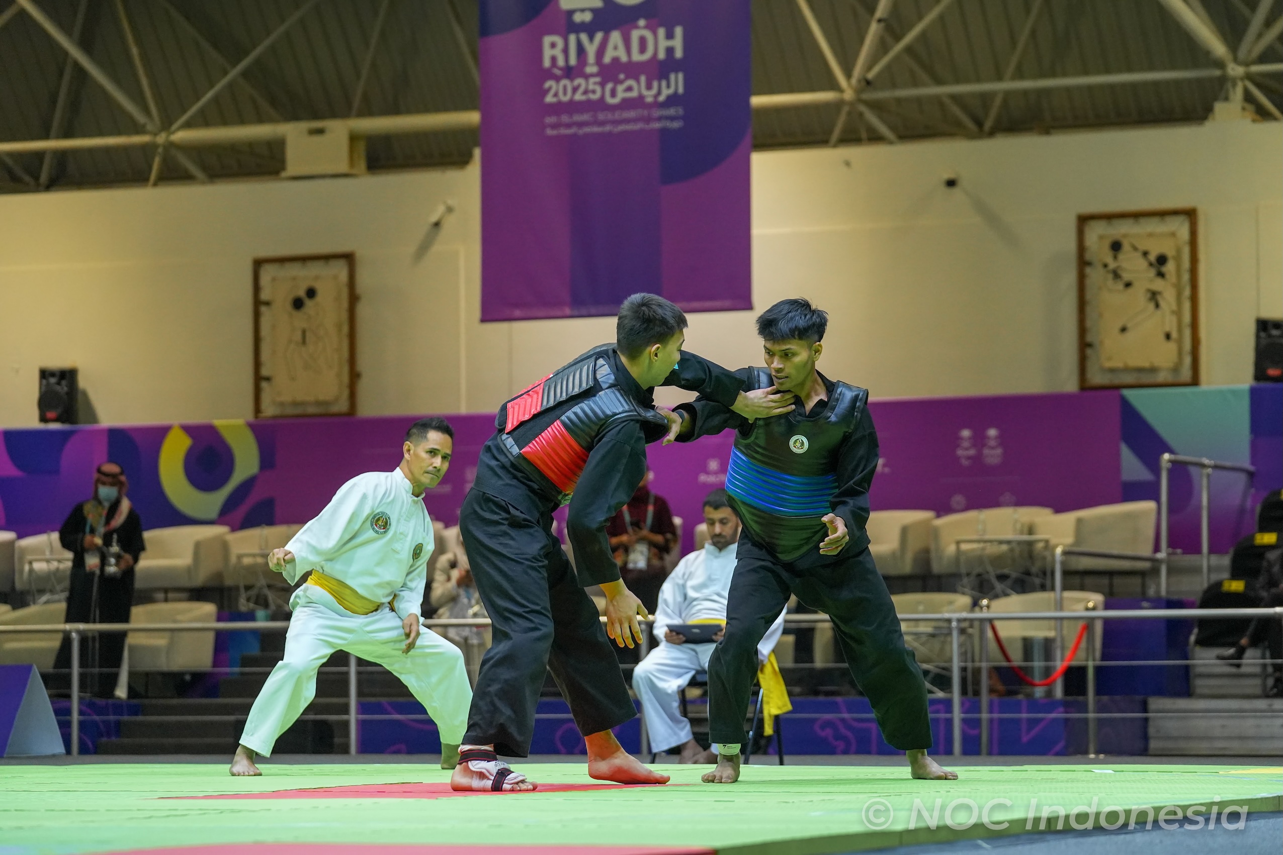 Indonesia Olympic Commitee - Indonesian Pencak Silat’s Journey at ISG 2025: Ginting Reaches Semifinal, Fiqi Narrowly Eliminated in Quarterfinal