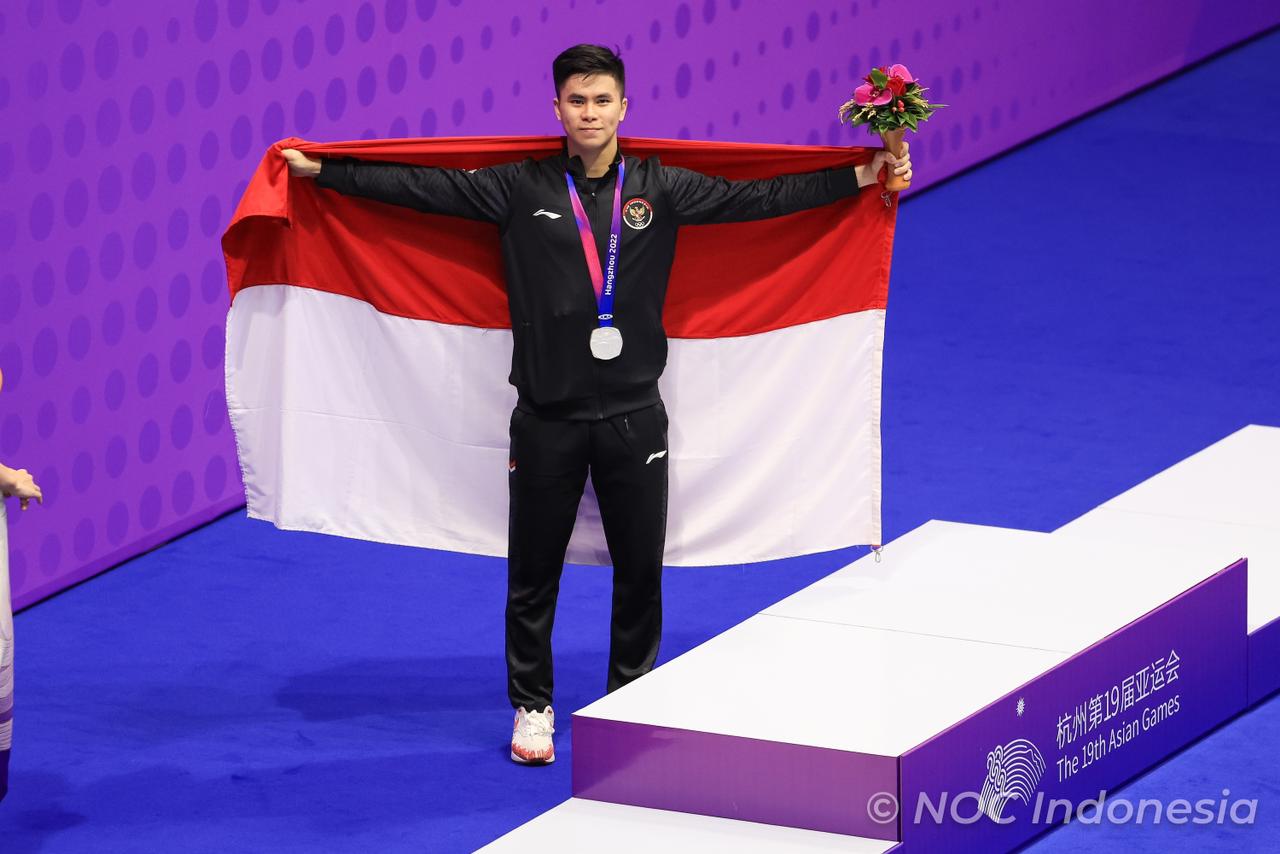 Indonesia Olympic Commitee - Edgar overcomes injury concern to win Indonesia's second medal