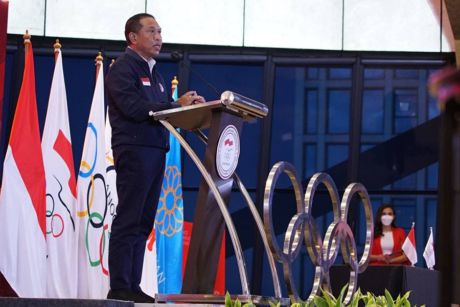 Minister Amali Commends NOC’s Plan to Amend Statutes and Bylaws - Indonesia Olympic Commitee