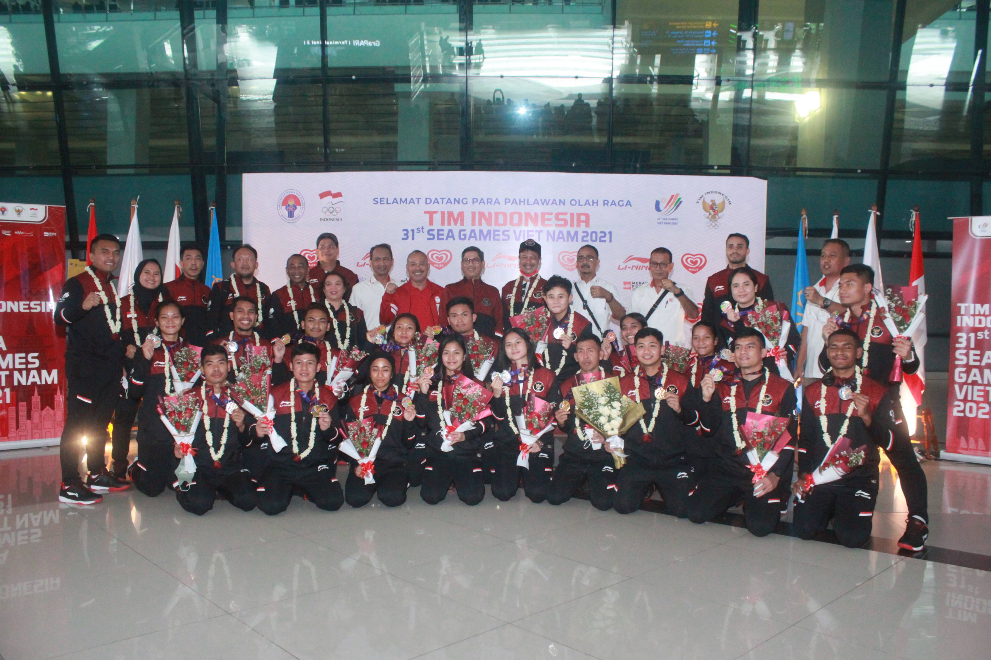 Indonesia Olympic Commitee - NOC Indonesia appreciates athletes' effort at the 31st SEA Games