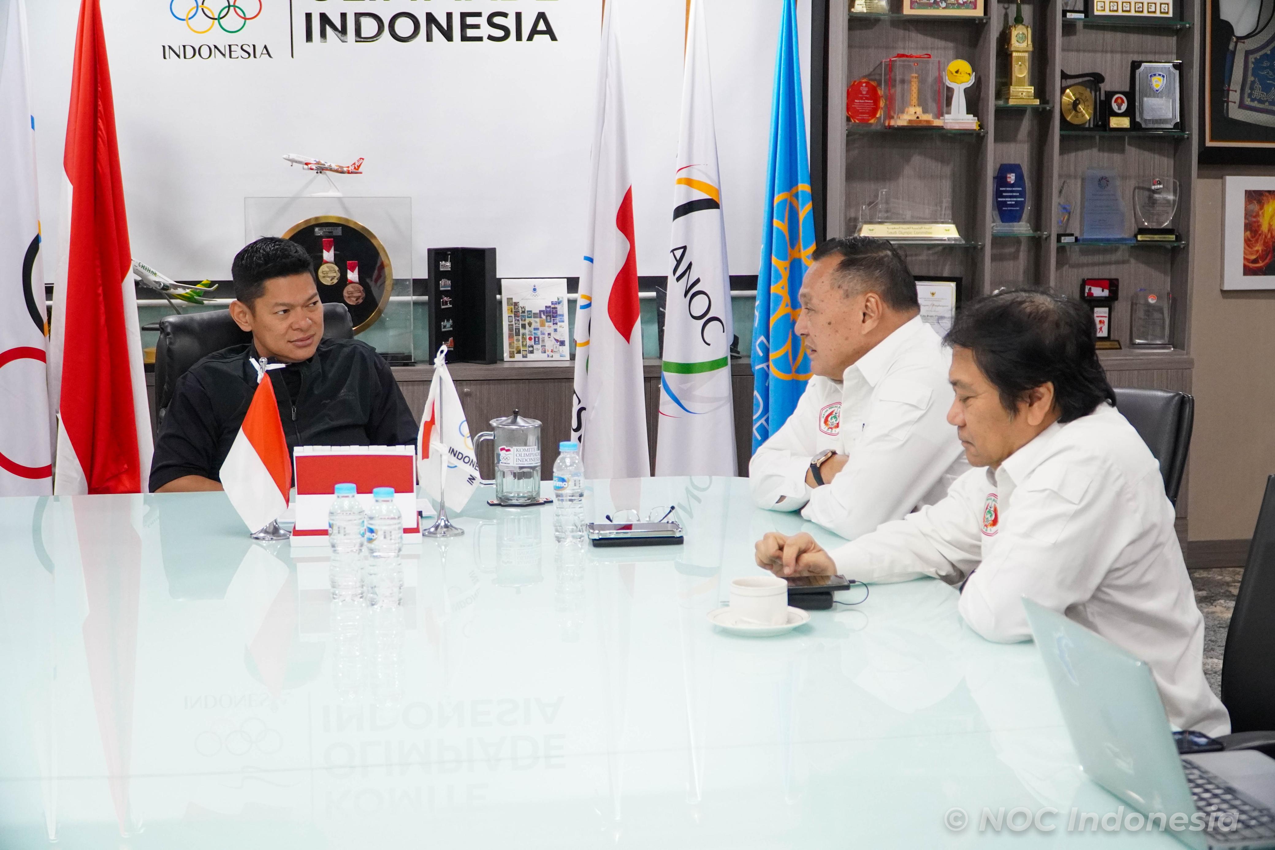 Indonesia Olympic Commitee - NOC Indonesia Commits to Supporting the Success of the 2024 World Pencak Silat Championship