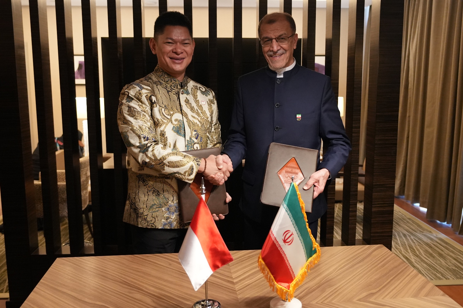 Indonesia Olympic Commitee - NOC Indonesia and NOC Iran Sign MoU to Strengthen Sports Cooperation and Development