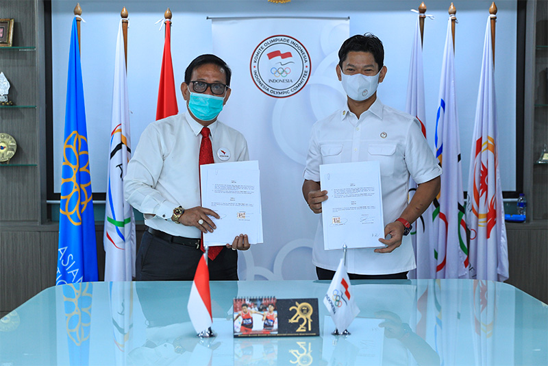 Indonesia Olympic Commitee - NOC Indonesia, Perpemindo Sign MoU to Support Athletes in Tokyo