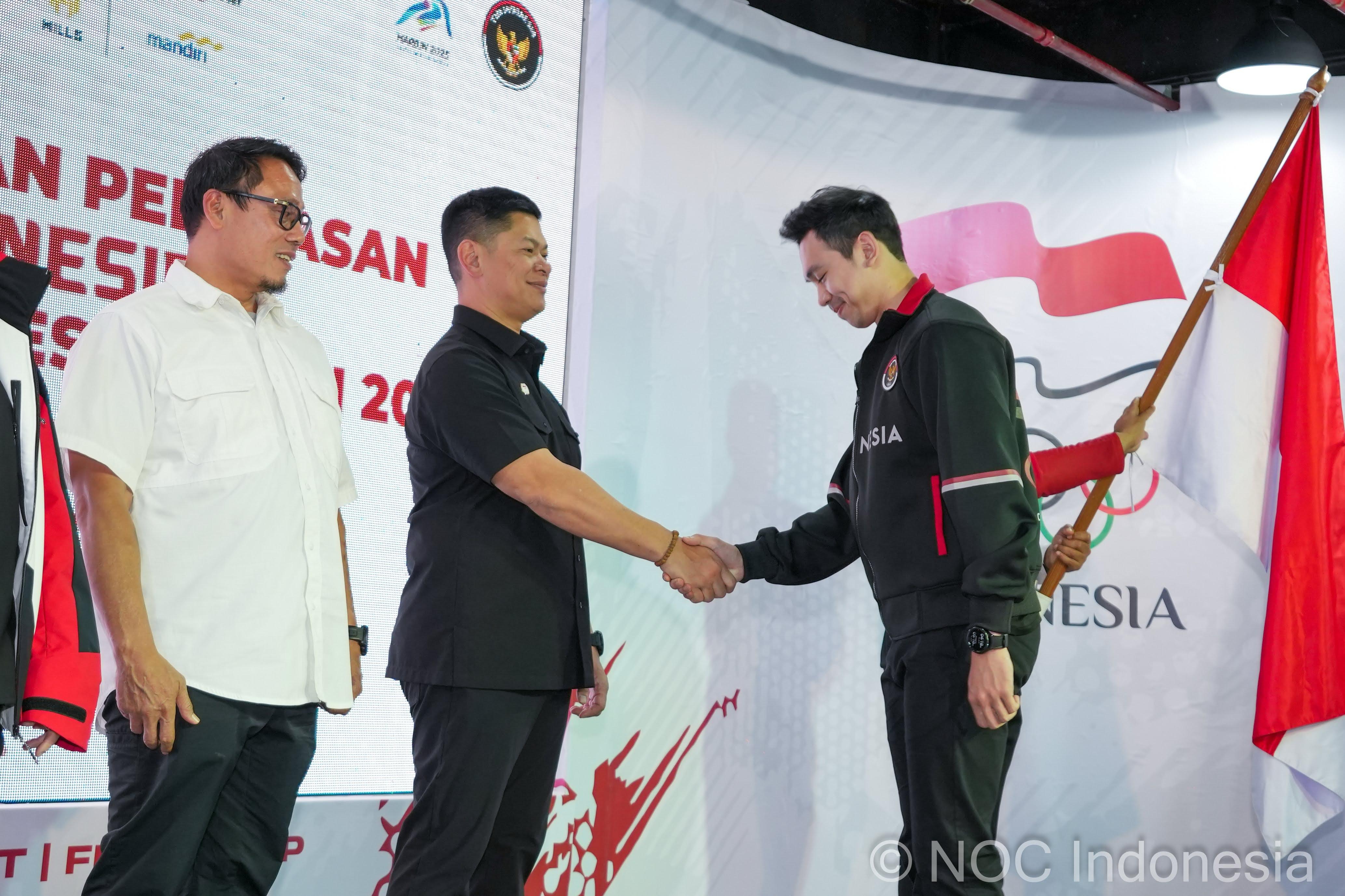 Indonesia Olympic Commitee - NOC Indonesia Officially Inaugurates Indonesian Team for Asian Winter Games Harbin 2025