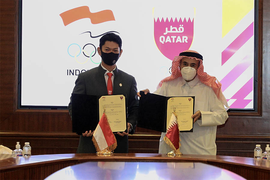 Indonesian Olympic Committee, QOC sign MoU - Indonesia Olympic Commitee
