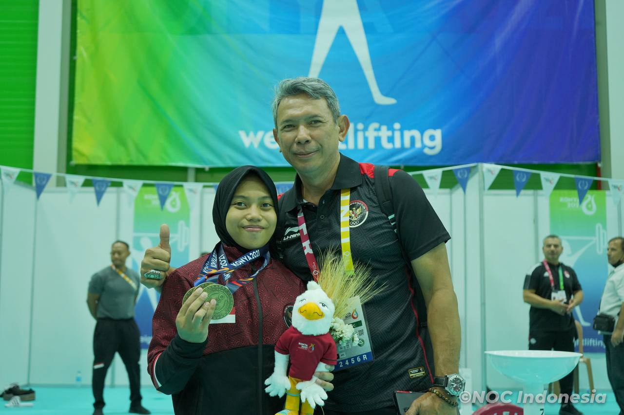 Indonesia Olympic Commitee - Siti Hariroh Becomes Indonesia's First Gold Medalit At The ISG 