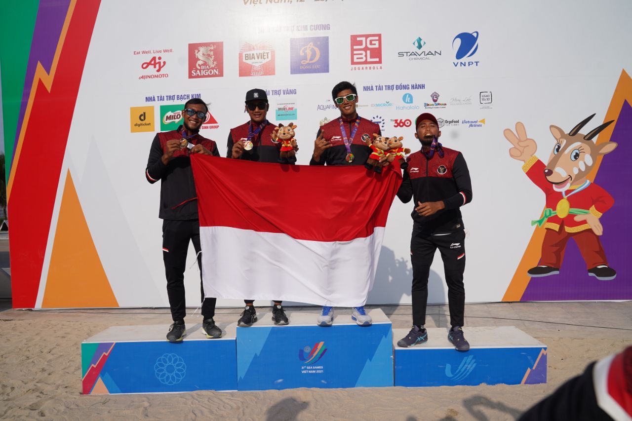 Indonesia Olympic Commitee - Gold in the bag, Beach Volleyball aims for Paris 2024