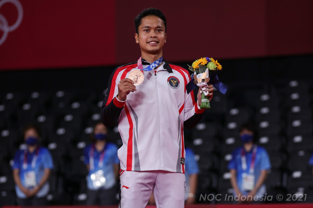 Indonesia Olympic Commitee - Anthony's Bronze medal concludes Indonesia's Tokyo 2020 journey