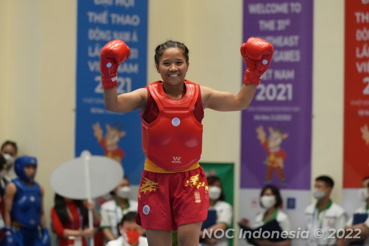 Indonesia Olympic Commitee - Junita Malau grateful for Gold despite the circumstance