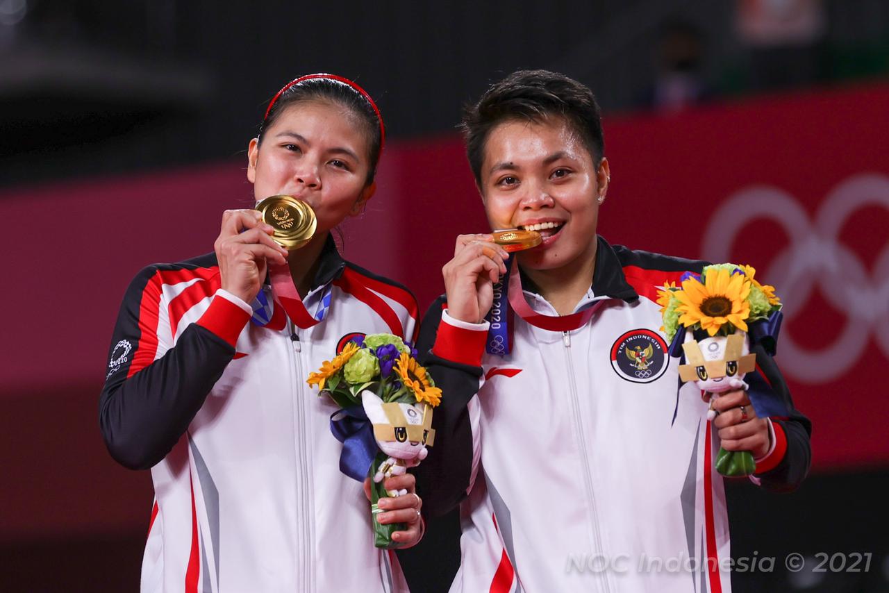 Indonesia Olympic Commitee - Greysia/Apriyani won a historic gold medal