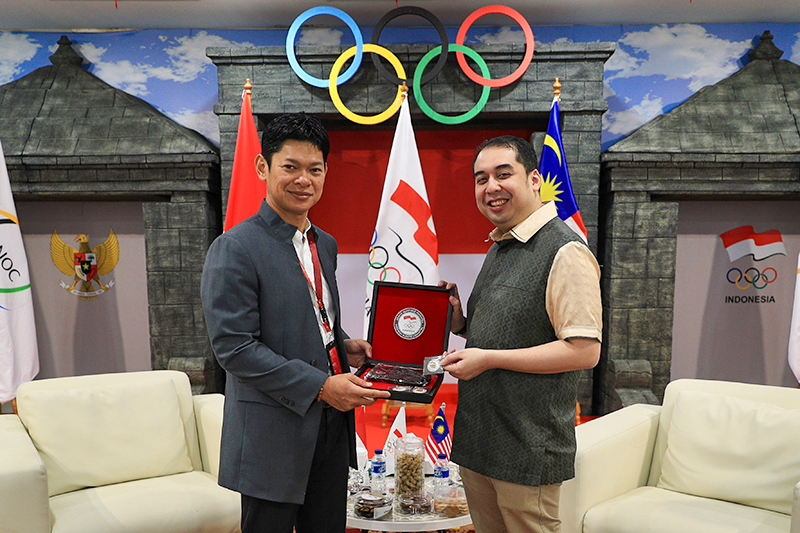 Malaysian Olympic Council Sec-Gen Visits NOC Indonesia HQ - Indonesia Olympic Commitee