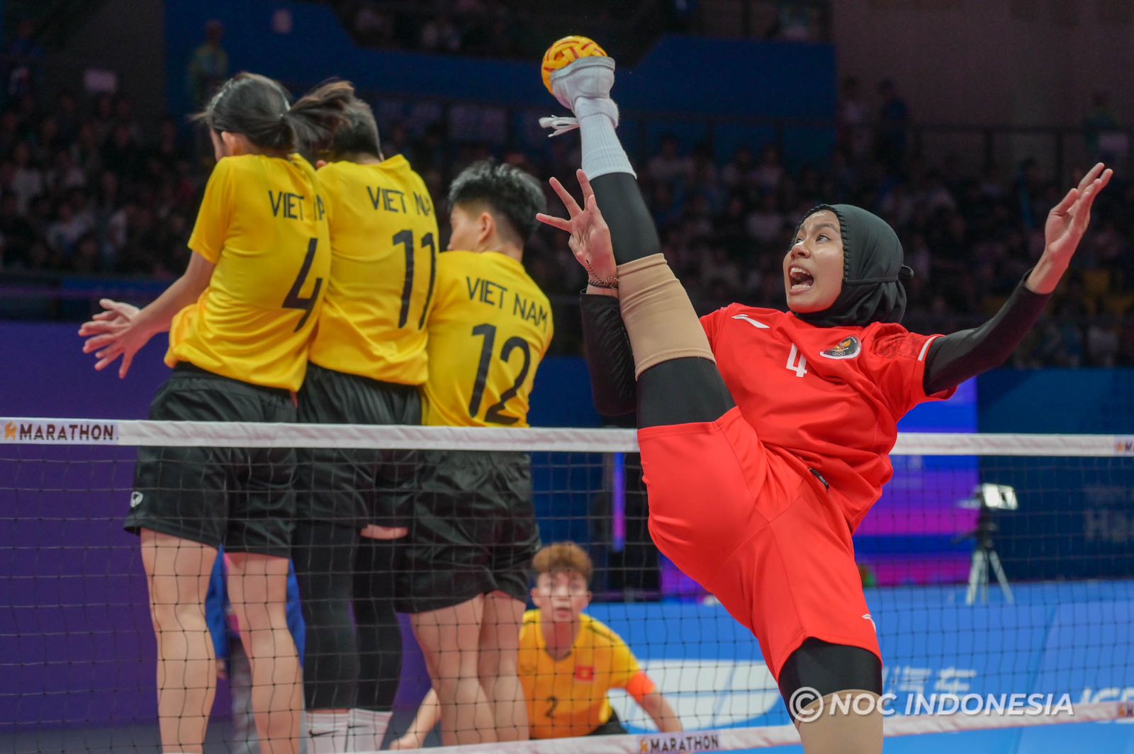 Sepak Takraw making history in Asian Games - Indonesia Olympic Commitee