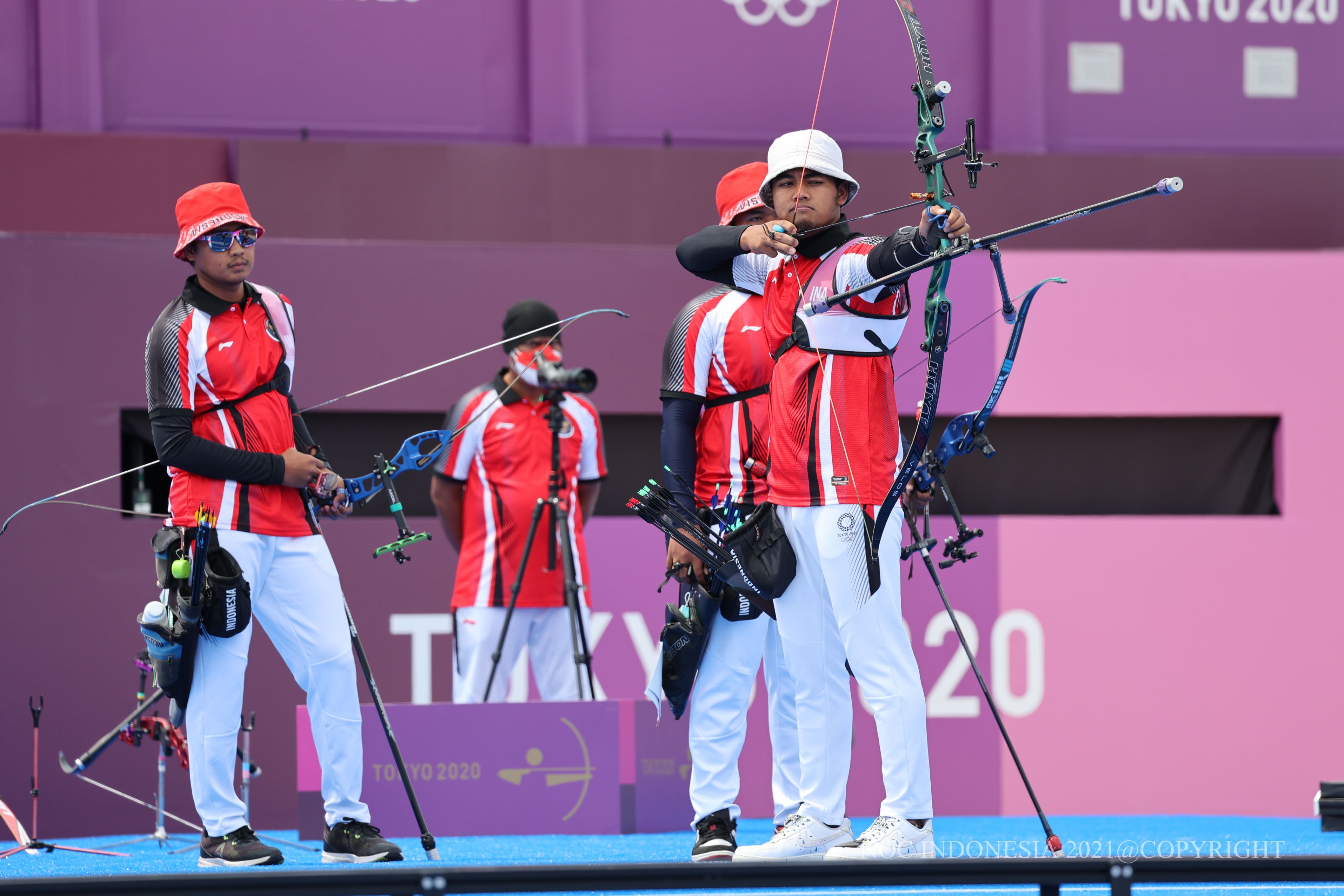 Men's Archers shift focus to individual event - Indonesia Olympic Commitee