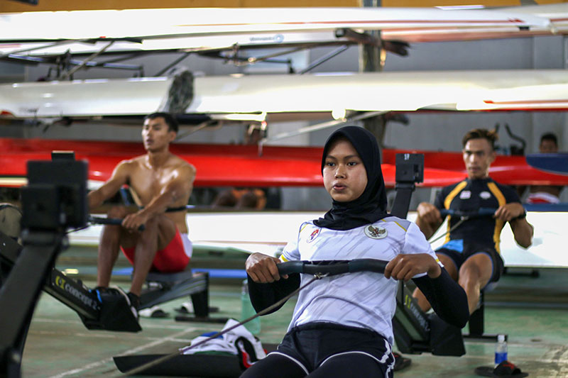 Indonesia Olympic Commitee - Rowing Team Continue Preparation for Tokyo