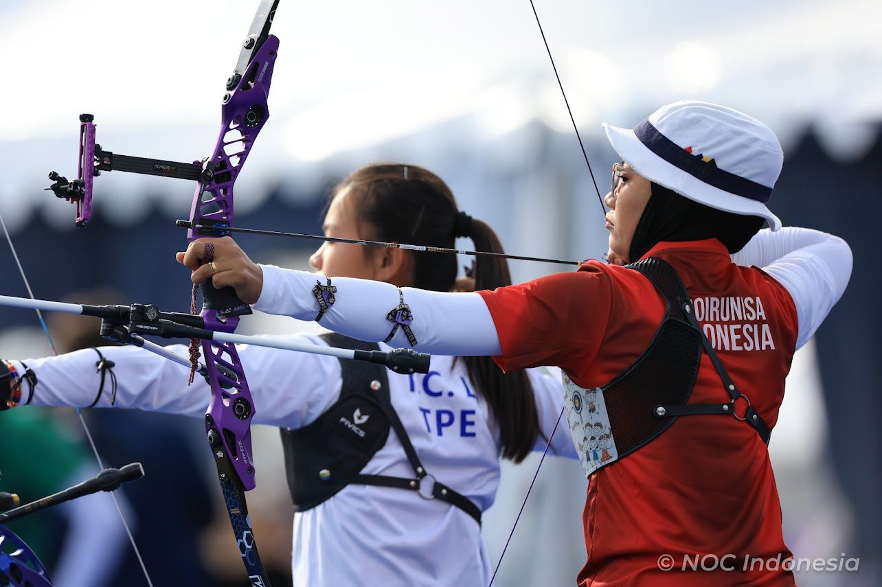 Women's Recurve Team Places at 7th in Qualifiers, Qualifies for the Top 32 - Indonesia Olympic Commitee